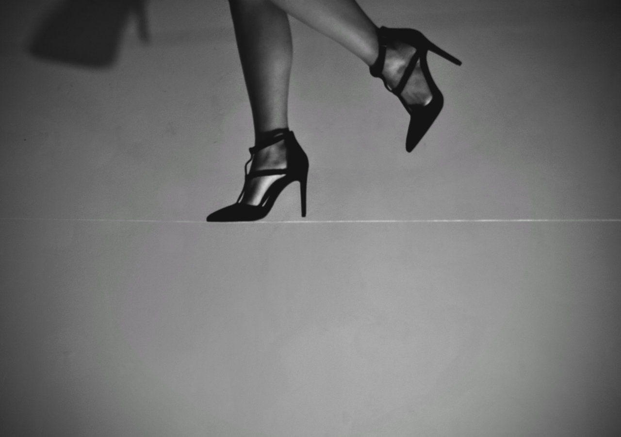 To walk on a fine line.